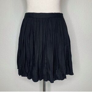 Tobi Black Pleated Mini Skirt, Size XS